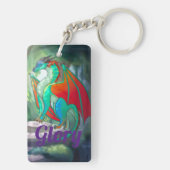 Vleugels van vuur Glorie, Acryl Sleutelhanger (achterkant)
