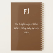 Vleugels van Waarheid – Fladderen van Illusies Planner (Achterkant)