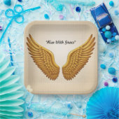 Vleugels van weelde papieren bordje (Feest)