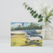 Vleugels wachten briefkaart (Staand voorkant)