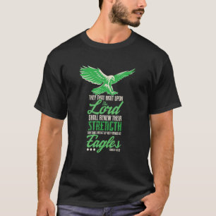 Vleugels zoals adelaars Jesaja 40 31 Christelijke  T-shirt