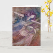 Vleugels zoals het Wenskaart van Eagles Kaart (Gele Bloem)