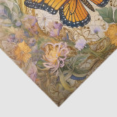 Vleugelschoonheid Medaillon, Monarchvlinder Tissuepapier (Detail)