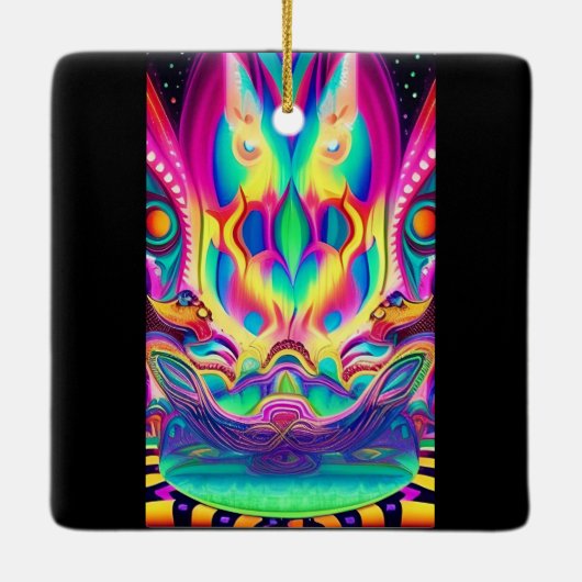 vleugeltempelversiering keramisch ornament (Achterkant)