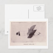 vleugelvliegtuig briefkaart (Voorkant / Achterkant)