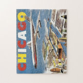  vleugelvliegtuig van Chicago Legpuzzel (Verticaal)