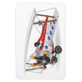 vleugelvliegtuigen magneet (Verticaal)