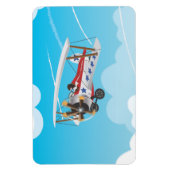 vleugelvliegtuigen magneet (Verticaal)