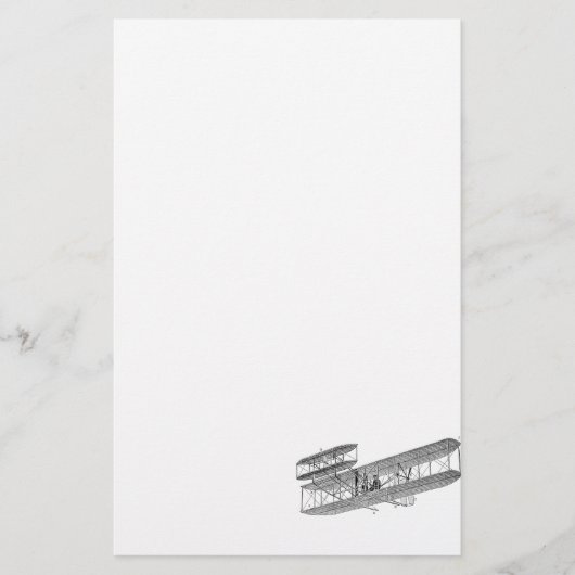  vleugelvliegtuigen met een retratoeage briefpapier (Voorkant)