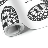 Vleugelvlinderpatroon Cadeaupapier (Rol Hoek)