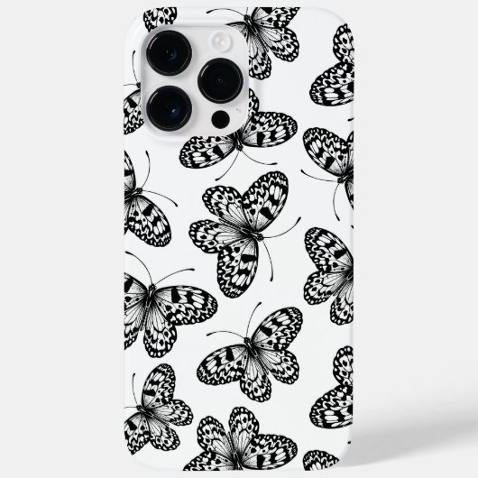 Vleugelvlinderpatroon Case-Mate iPhone Case (Achterkant)