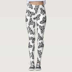 Vleugelvlinderpatroon Leggings