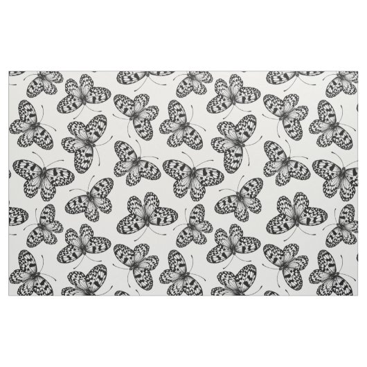 Vleugelvlinderpatroon Stof (Fat Quarter)