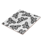 Vleugelvlinderpatroon Tegeltje (Zijkant)