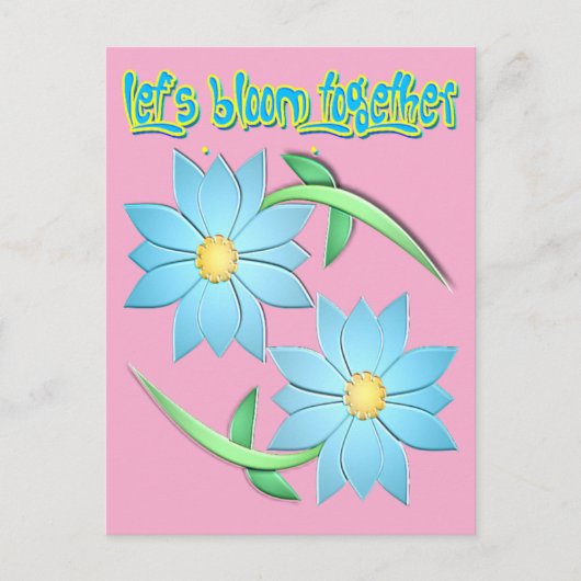 vleugje lente briefkaart (Voorkant)