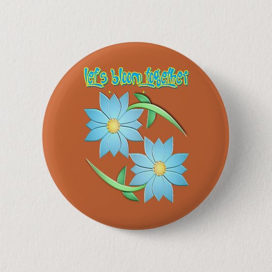 vleugje lente ronde button 5,7 cm (Voorkant)