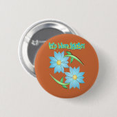 vleugje lente ronde button 5,7 cm (Voorkant /achterkant)