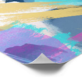 Vleur // Abstract schilderen Poster (Hoek)