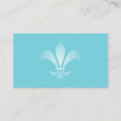 Vleur de Lis Gradiënt Faded Licht Kies om het even Visitekaartje (Achterkant)