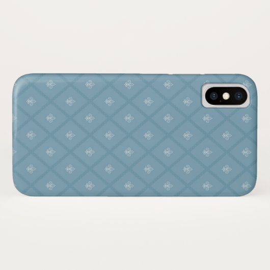 Vleur-de-lis-patroon Case-Mate iPhone Case (Achterkant (horizontaal))