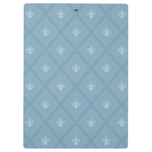 Vleur-de-lis-patroon Klembord (Achterkant)