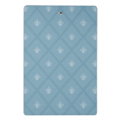 Vleur-de-lis-patroon Mini Klembord (Achterkant)