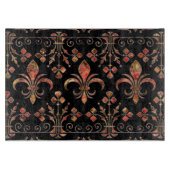 Vleur-de-lis-siermarmer Snijplank (Voorkant)