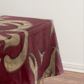 Vleur-de-lis-sierrood en goud tafelkleed (Voorbeeld)