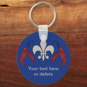 Vleur de Lis Sleutelhanger (Voorkant)