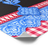 Vleur Porcelain Birds and Birdcage Poster (Hoek)