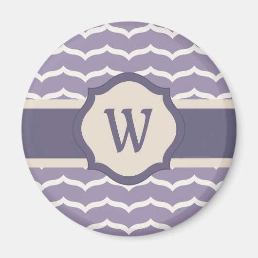 Vleurde Zigzag Magnet (Voorkant)