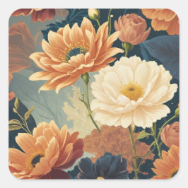 Vleuren Vierkante Sticker