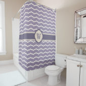 Vleurig Zigzag Shower-gordijn Douchegordijn (In situ)