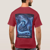 Vlieg als een draak fantasie T-shirt (Achterkant)
