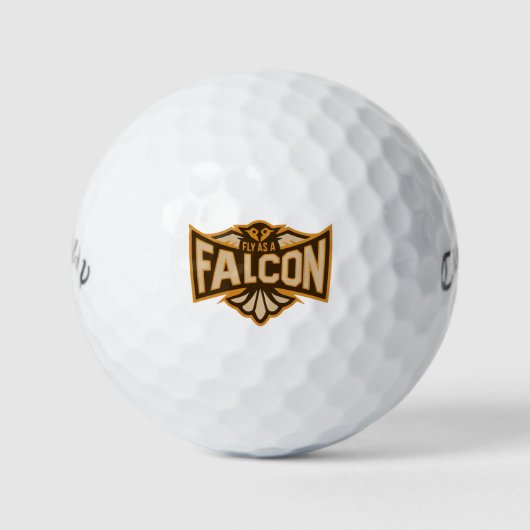 Vlieg als een valk sepia golfballen (Voorkant)