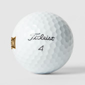 Vlieg Als Een Valk Sepia Golfballen (Logo)
