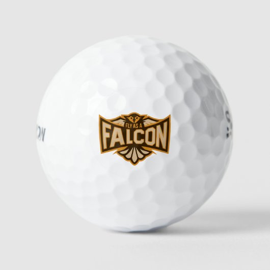 Vlieg als een valk sepia golfballen (Voorkant)