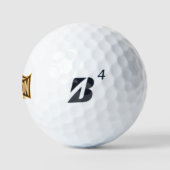 Vlieg als een valk Sepia Golfballen (Logo)