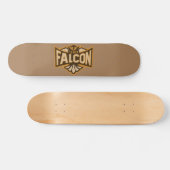 Vlieg als een valk sepia persoonlijk skateboard (Horizontaal)