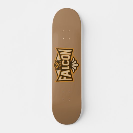 Vlieg als een valk sepia persoonlijk skateboard (Voorkant)
