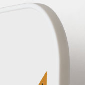 Vlieg als een valk sepia pickleball paddle (Links Detail)