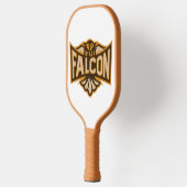 Vlieg als een valk sepia pickleball paddle (Links)