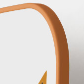 Vlieg als een valk sepia pickleball paddle (Links Detail)