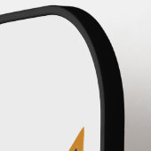 Vlieg als een valk sepia pickleball paddle (Links Detail)