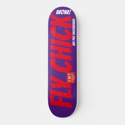 VLIEG CHICK SKATEBOARDS / JMT SKATEBOARDS (Voorkant)