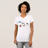 Vlieg club 3 t-shirt (Voorkant volledig)