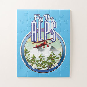 Vlieg De Alpen Legpuzzel