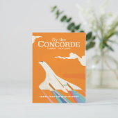 Vlieg de Concorde Briefkaart (Staand voorkant)