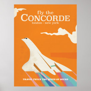 Vlieg de Concorde Poster