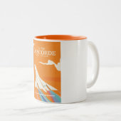 Vlieg de Concorde Tweekleurige Koffiemok (Voorkant rechts)